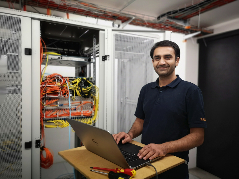 NGN-Systemadministrator Abid Muhammad 3U TELECOM Mitarbeiter